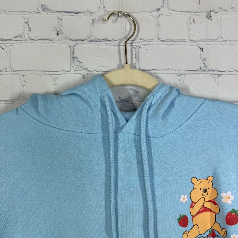 Winnie The Pooh Hoodie Women XL Blue Disney Collectible Run Outdoor Berry Sweet - Picture 9 of 11